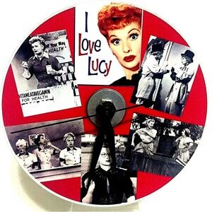 I Love Lucy Table Clock CD DVD Stand Rare HMD Collectible Lucille Ball 1950s TV